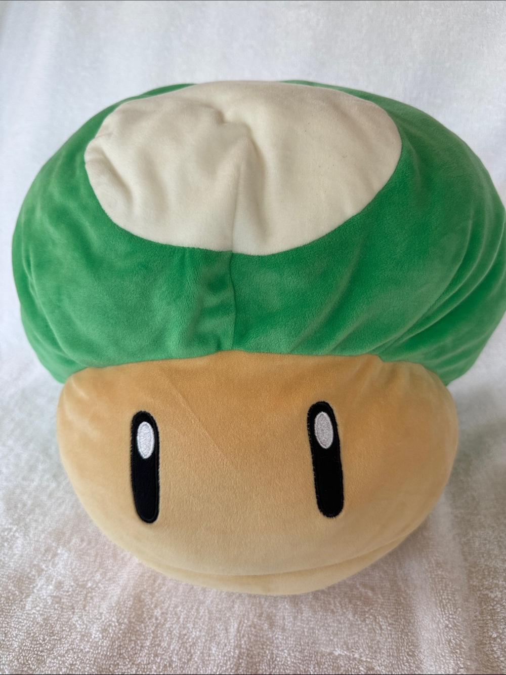 Super Mario Green &Cream Mushroom Plushie